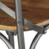 Swen Studio -  Dining Chairs 6 pcs Solid Mango Wood and Steel Cross Back